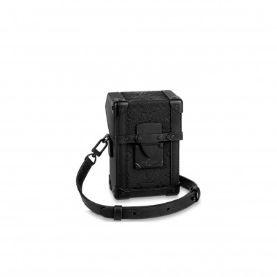 LOUIS VUITTON VERTICAL TRUNK WEARABLE WALLET MEN'S BAG 'BLACK' M82070 (17.5*10.7*6.8cm)